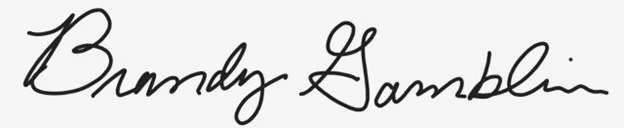 Brandy Gamblin Signature